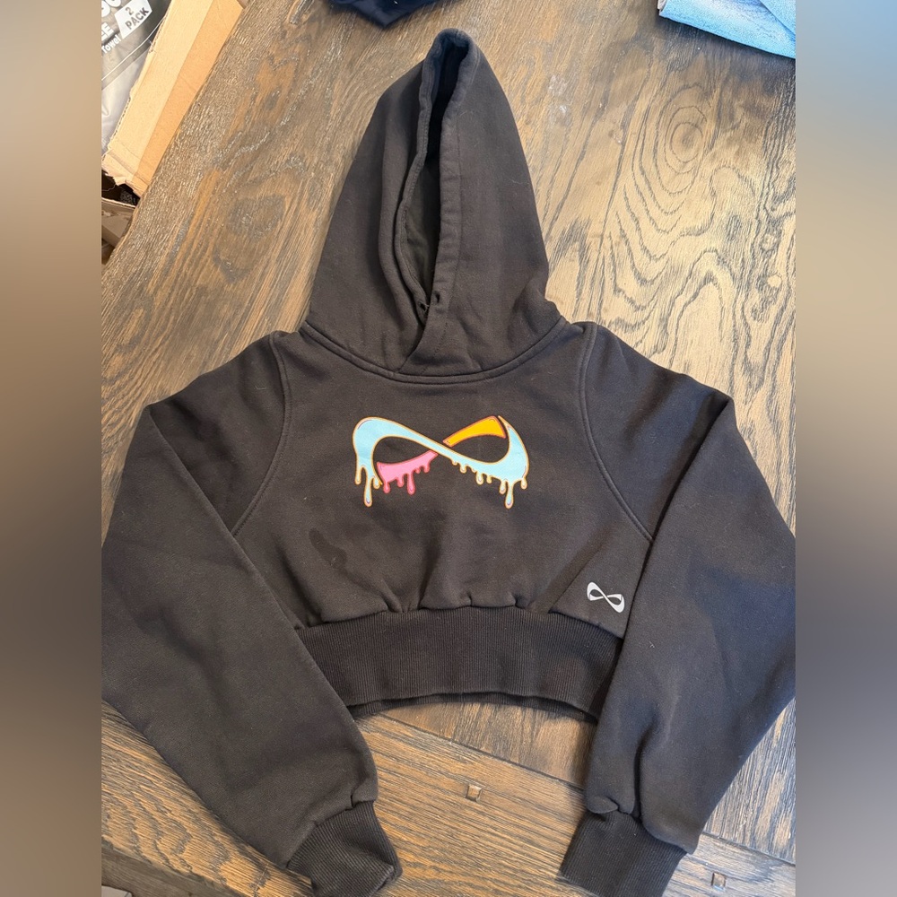 NFINITY Black Hoodie with Logo